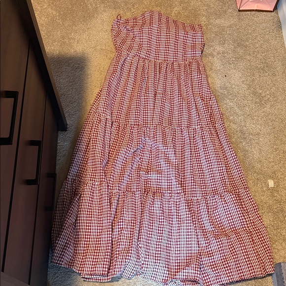 Fashion Nova Kids Red and White Checkered Dress - Picture 1 of 3